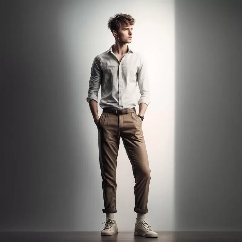 Классическая рубашка с длинным рукавом Классическая рубашка с длинным рукавом