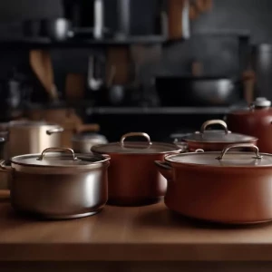 Набор посуды из нержавеющей стали для варки и приготовления пищи Набор посуды из нержавеющей стали для варки и приготовления пищи